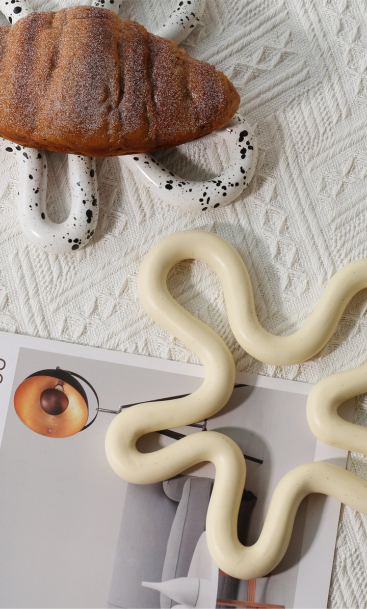 Artisan Ceramic Trivet for Hot Dishes 3