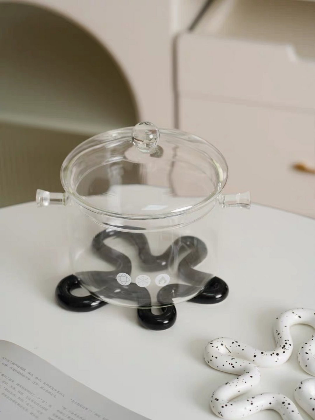 Artisan Ceramic Trivet for Hot Dishes 5