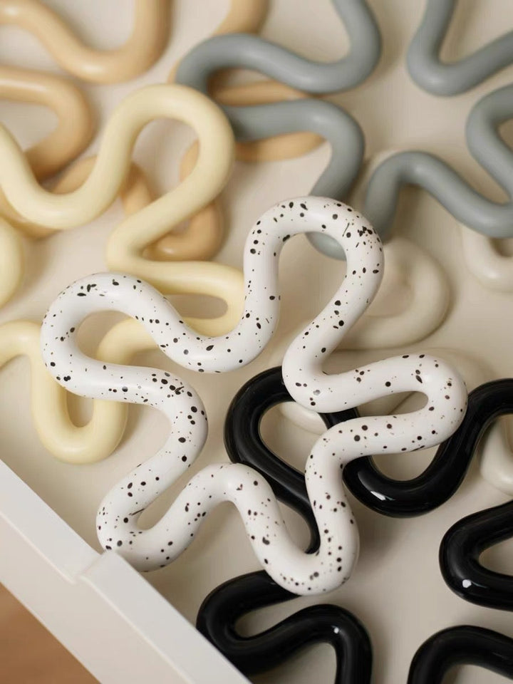 Artisan Ceramic Trivet for Hot Dishes 6
