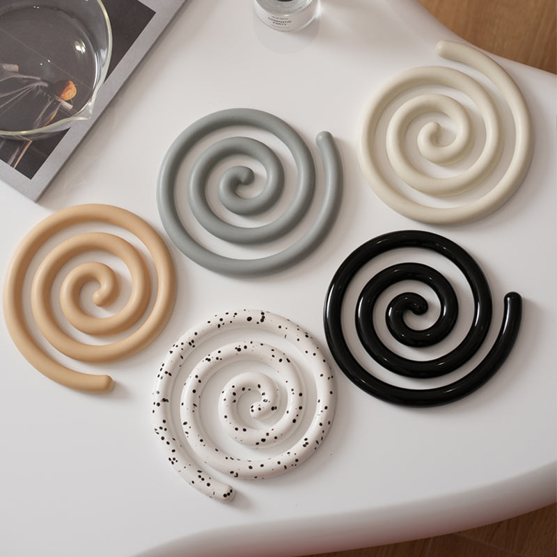 Artisan Ceramic Trivet for Hot Dishes 7