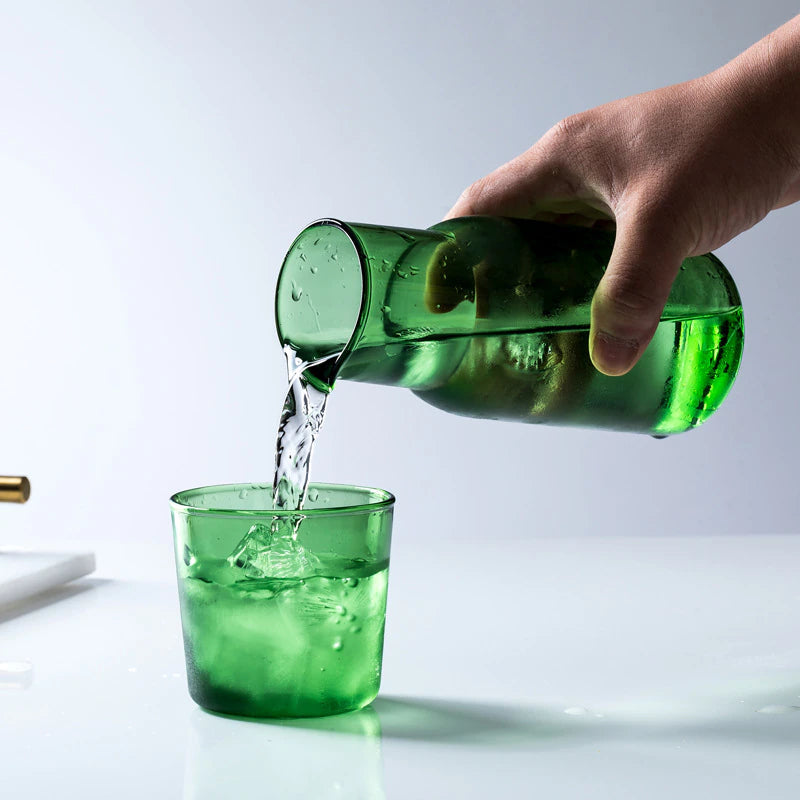 Artisan Glass Carafe Set 3