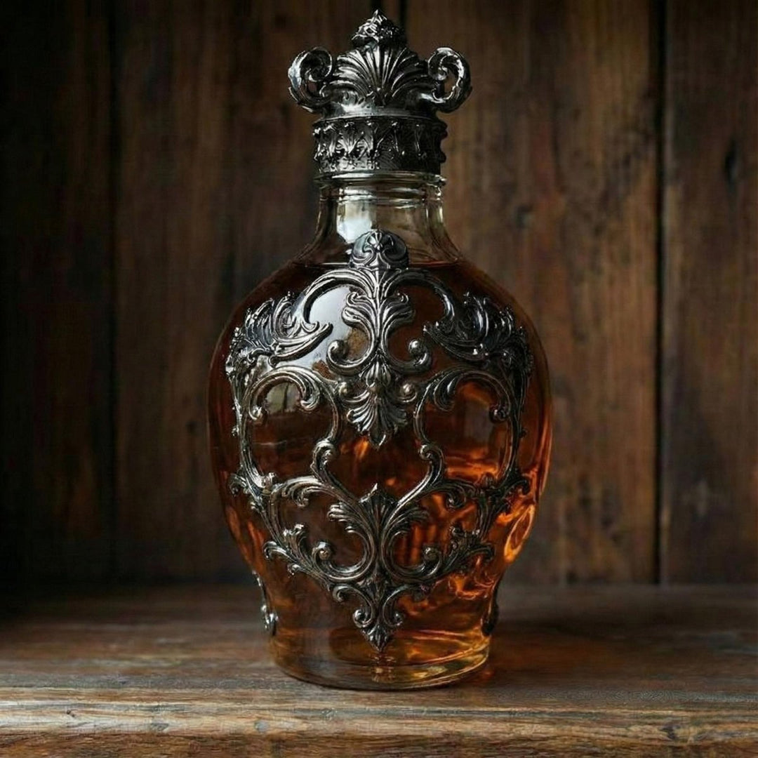Artisan Glass Skull Decanter 2