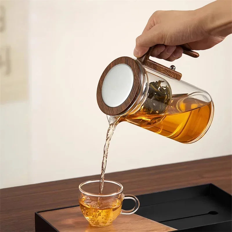 Artisan Glass Teapot With Infuser 8