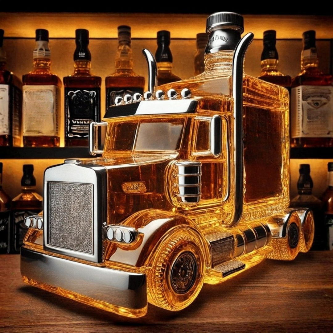 Artisan Glass Truck Decanter 0