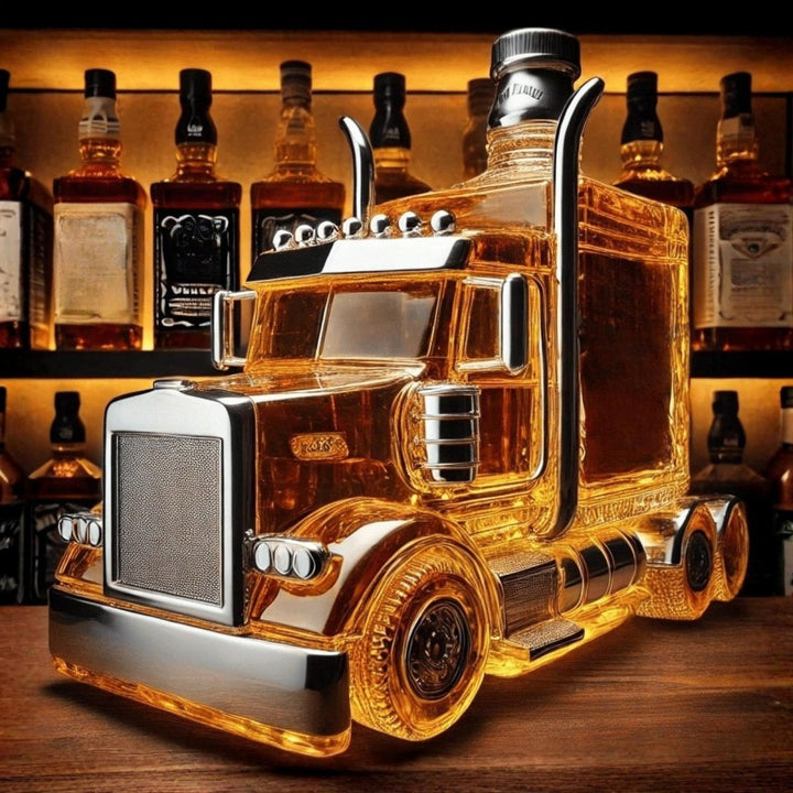 Artisan Glass Truck Decanter 0