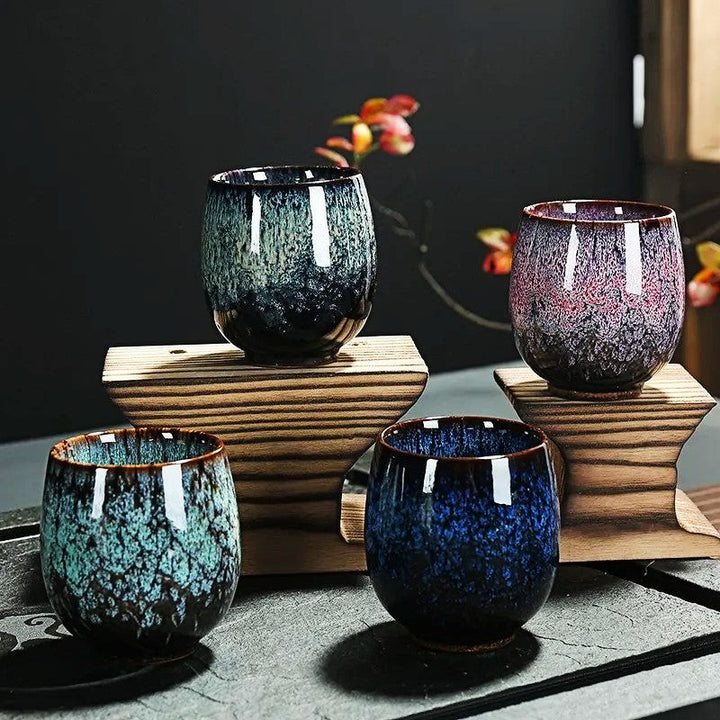 Artisan Glazed Ceramic Cups 0