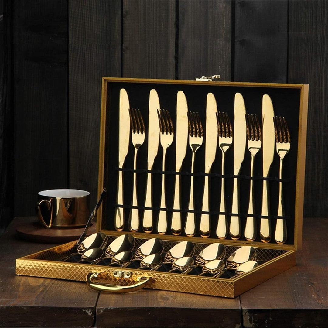 Artisan Gold Stainless Steel Cutlery Set 0