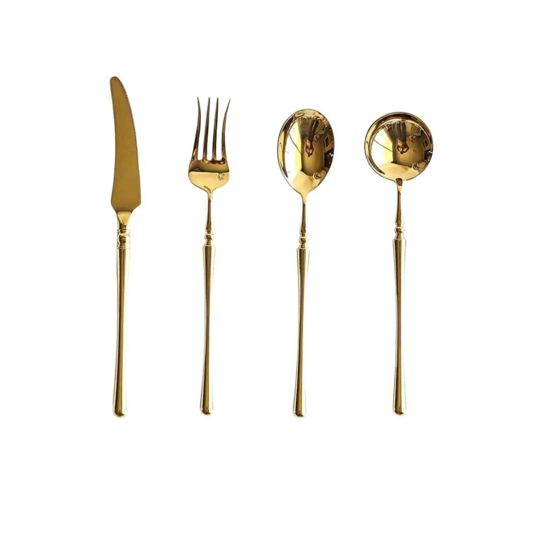 Artisan Gold Stainless Steel Cutlery Set 1