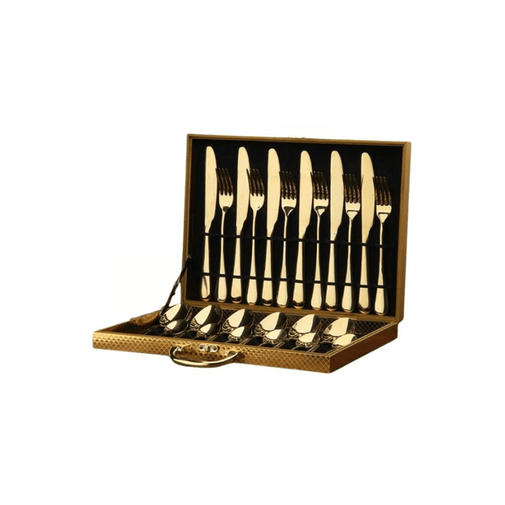 Artisan Gold Stainless Steel Cutlery Set 1