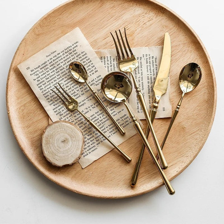 Artisan Gold Stainless Steel Cutlery Set 2