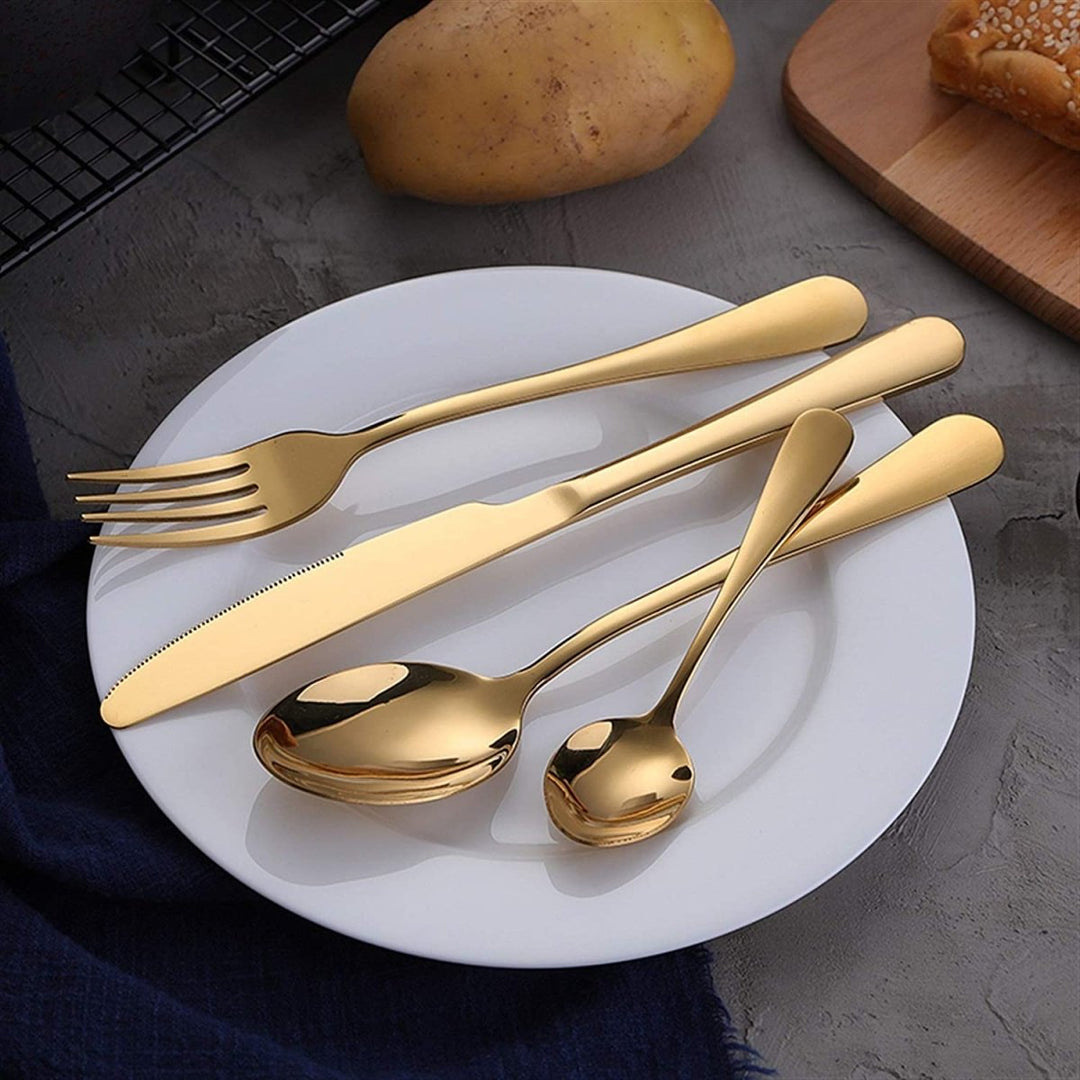 Artisan Gold Stainless Steel Cutlery Set 2
