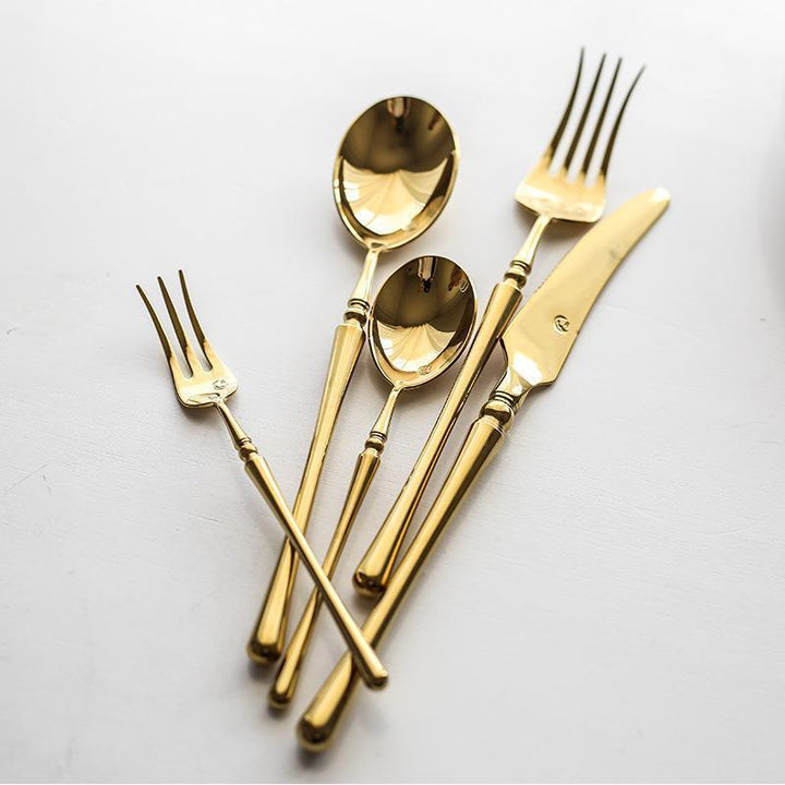 Artisan Gold Stainless Steel Cutlery Set 4