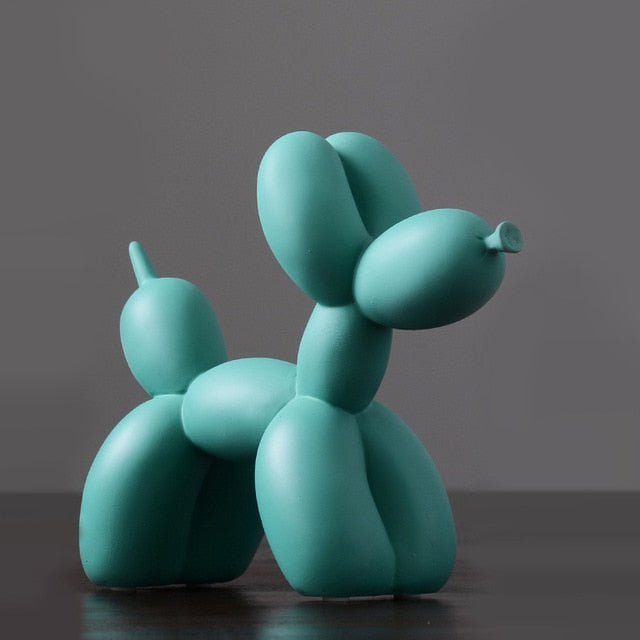Artisan Resin Balloon Dog Sculpture 0