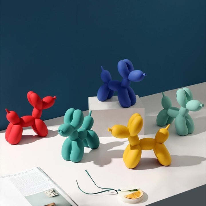 Artisan Resin Balloon Dog Sculpture 5