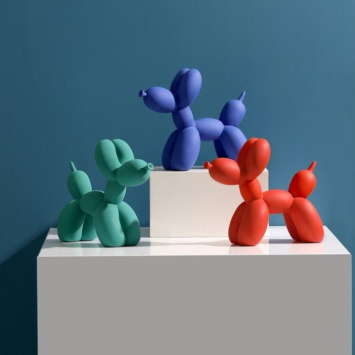 Artisan Resin Balloon Dog Sculpture 7