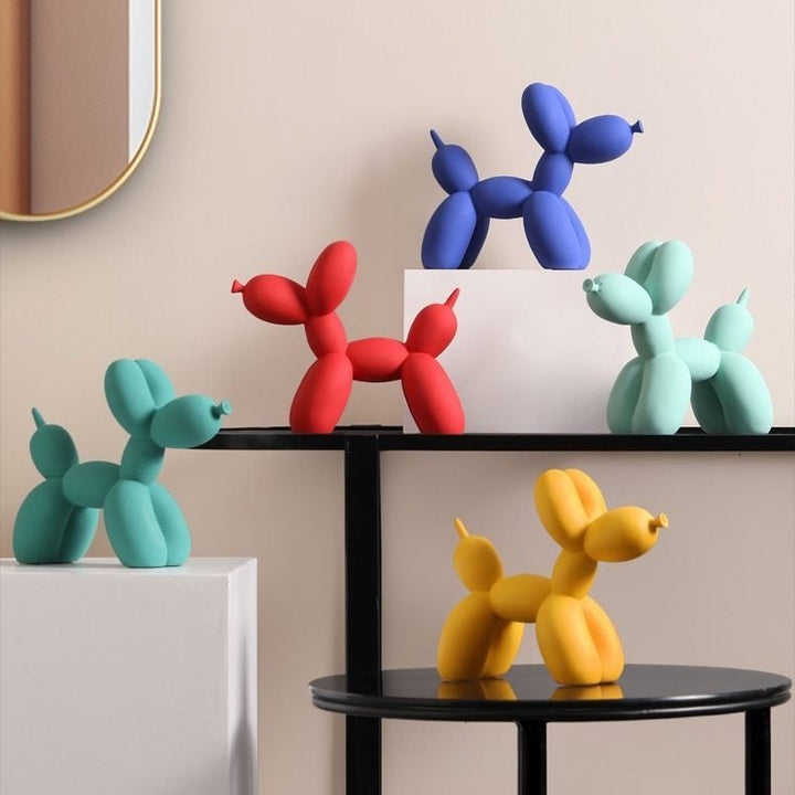 Artisan Resin Balloon Dog Sculpture 8
