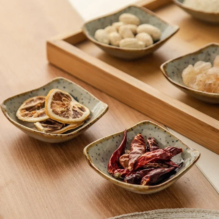 Artisan Rustic Ceramic Plates Set 1