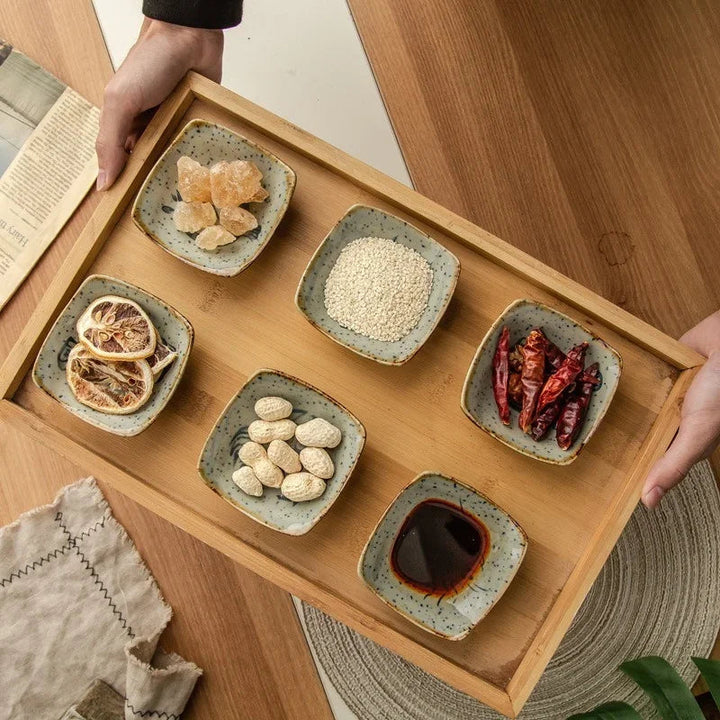 Artisan Rustic Ceramic Plates Set 3
