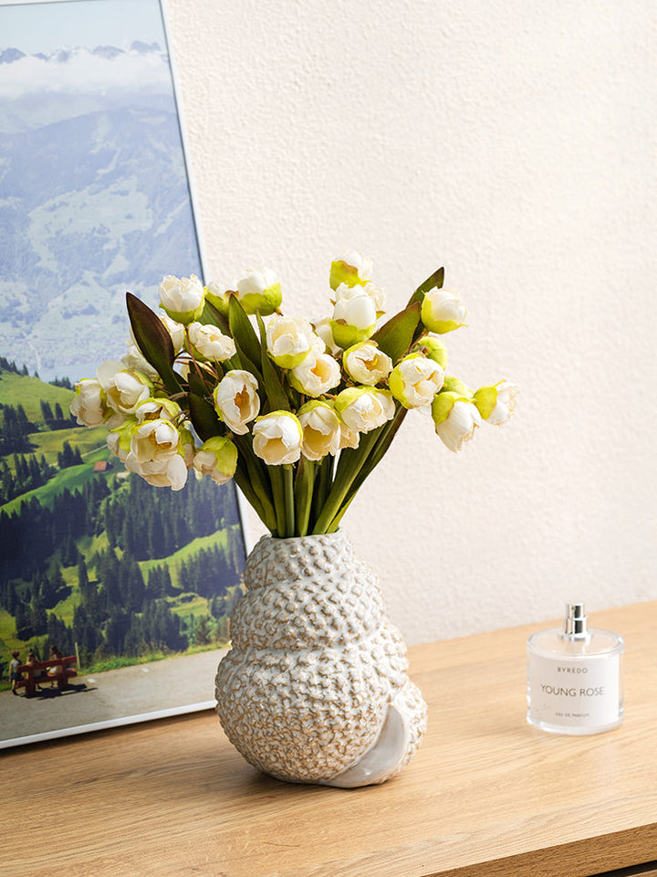 Artisan Textured Ceramic Vase 2
