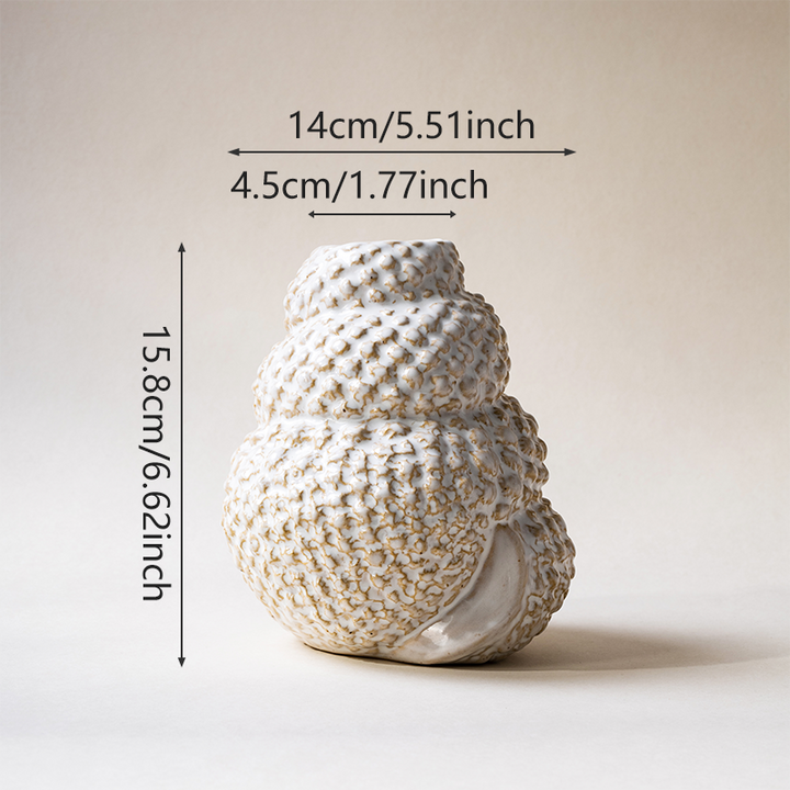 Artisan Textured Ceramic Vase 6