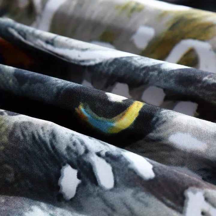 Artisan Wolf Print Bedding Set 7