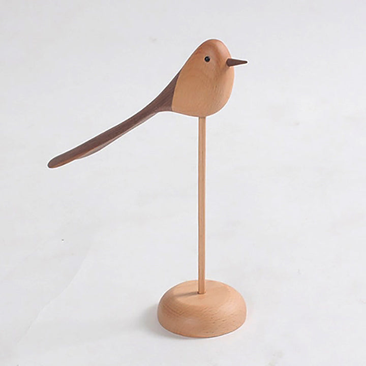 Artisan Wooden Bird Ornaments 0
