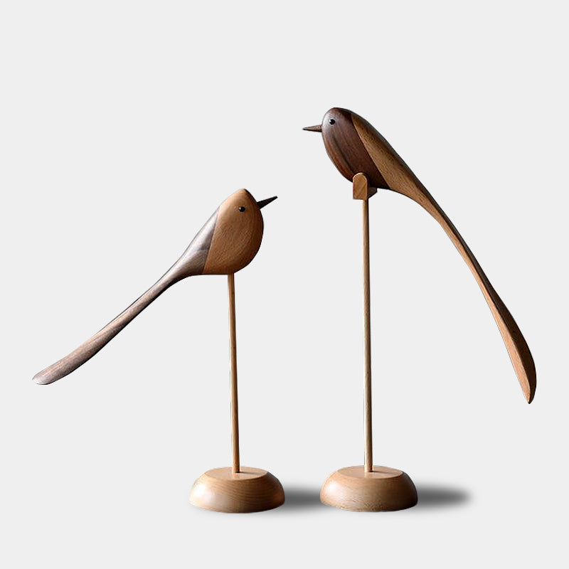 Artisan Wooden Bird Ornaments 1