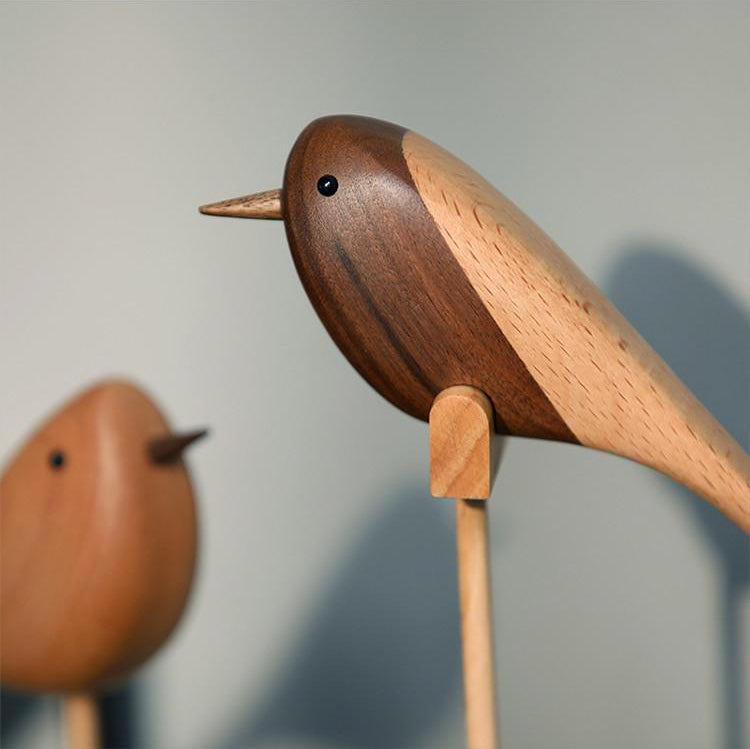 Artisan Wooden Bird Ornaments 3