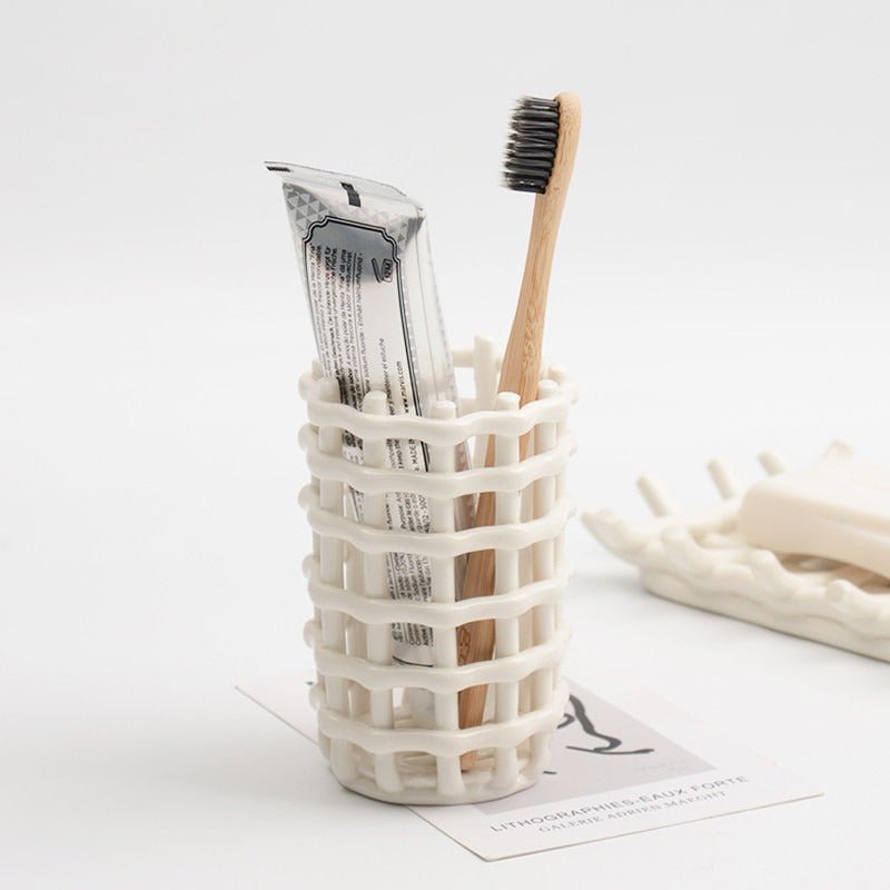 Artisan Woven Ceramic Caddy 4