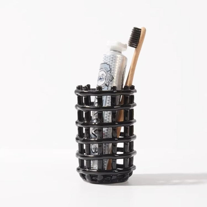 Artisan Woven Ceramic Caddy 6