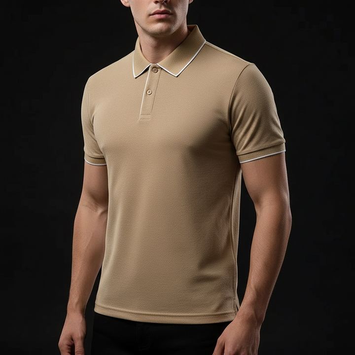 Athletic Knit Polo Shirt 4