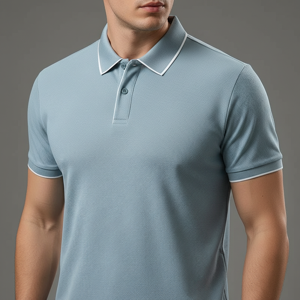 Athletic Knit Polo Shirt 6