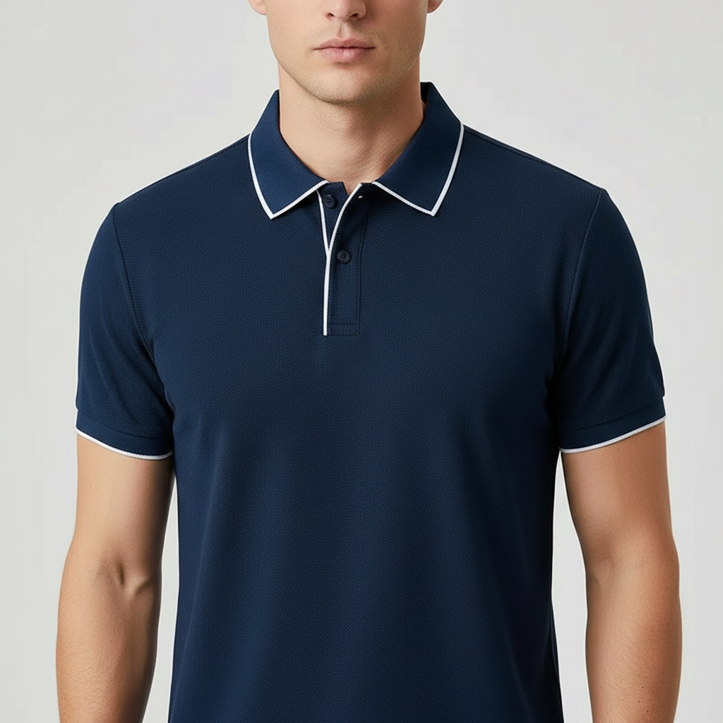 Athletic Knit Polo Shirt 8