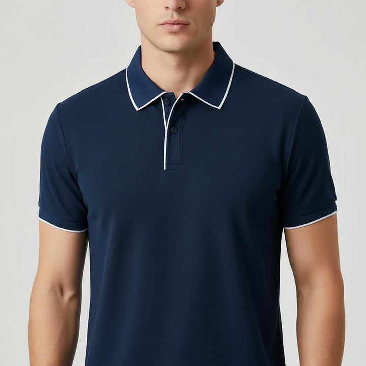 Athletic Knit Polo Shirt 8