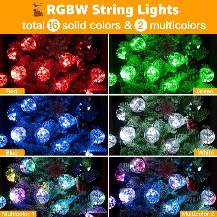 G40 Globe String Lights bulb detail