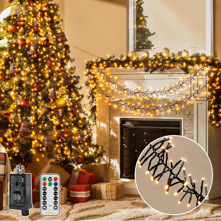 49ft LED Cluster Lights product packaging