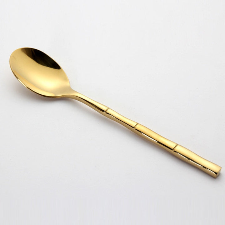 Bamboo Handle Cutlery Set