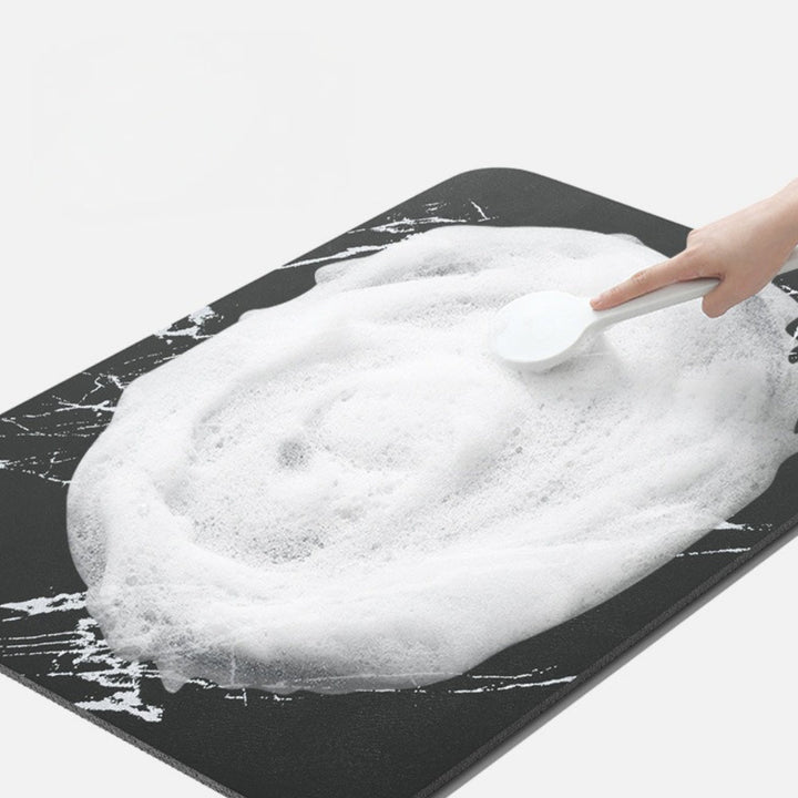 Diatom Stone Marble Bath Mat lifestyle in-use