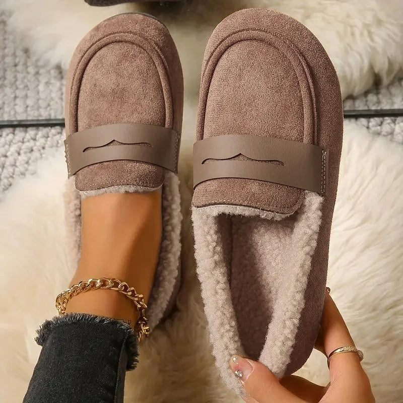 Black Penny Loafers for Women 3