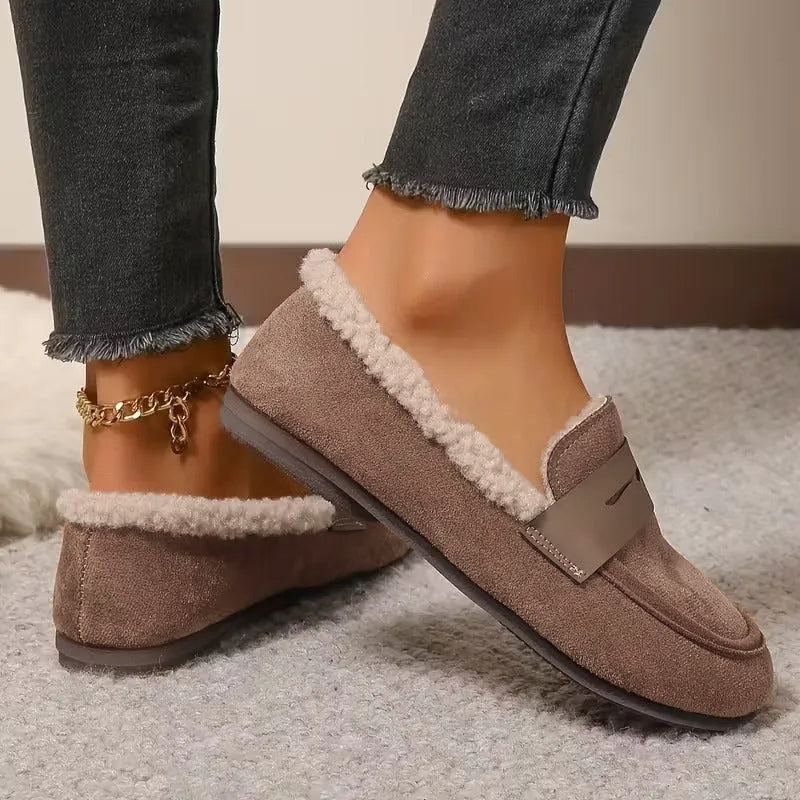Black Penny Loafers for Women 4