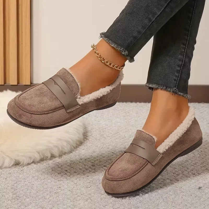 Black Penny Loafers for Women 5