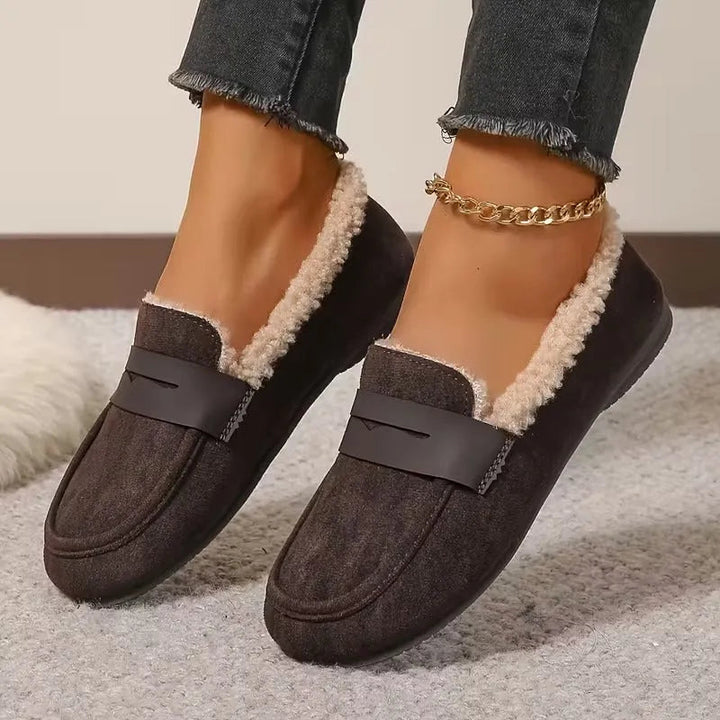 Black Penny Loafers for Women 7
