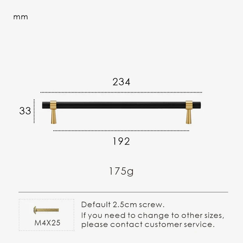 Black Brass Stepped Ring Cabinet Pull 9.21 inch