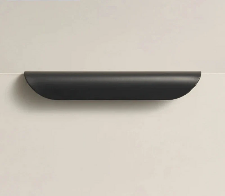 Curved Folded-Edge Cabinet Pull