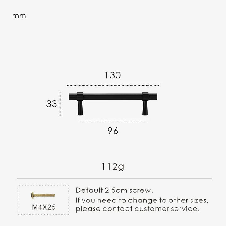 Solid Brass Stepped Ring Cabinet Pull