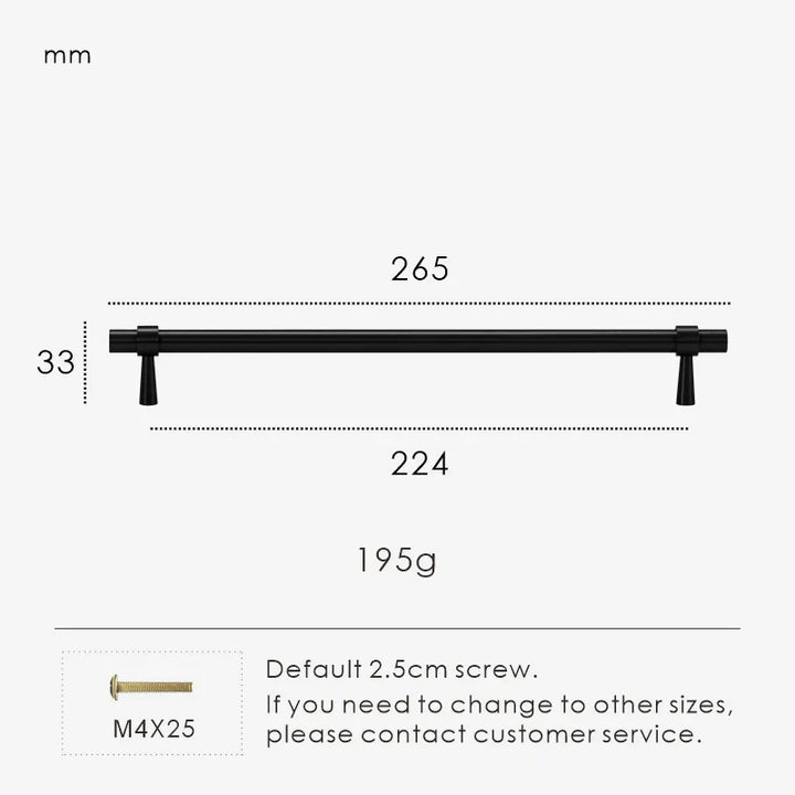 Solid Brass Stepped Ring Cabinet Pull
