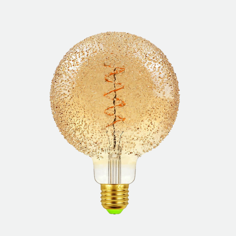 Amber Glass LED Edison Bulb dimmer function detail