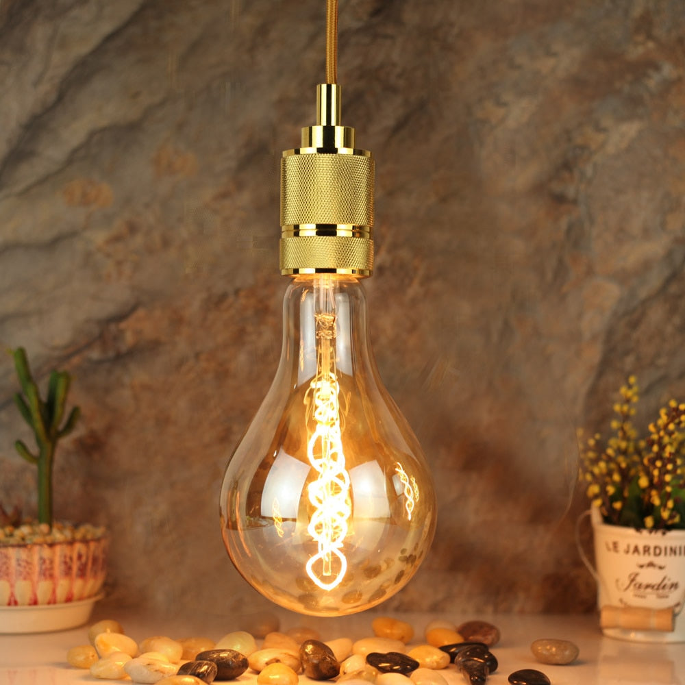Amber Glass LED Edison Bulb