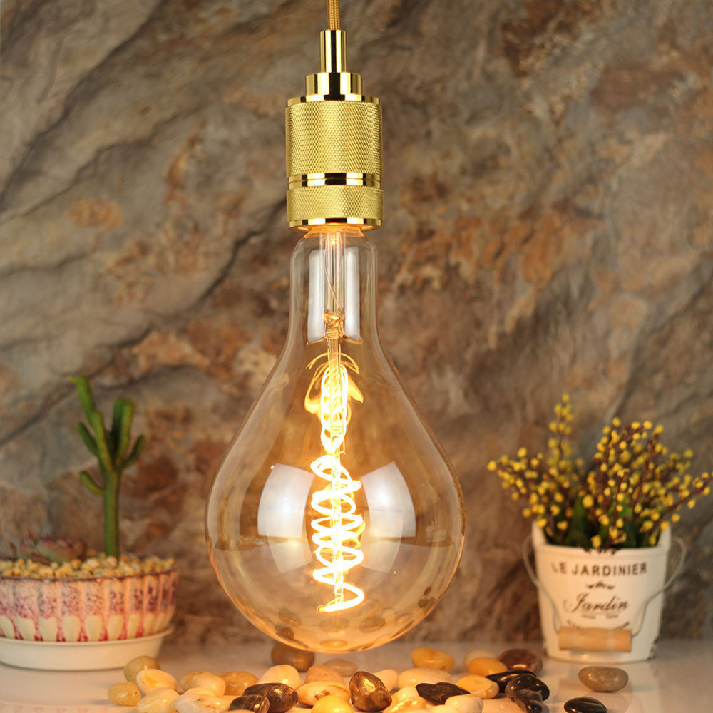Amber Glass LED Edison Bulb