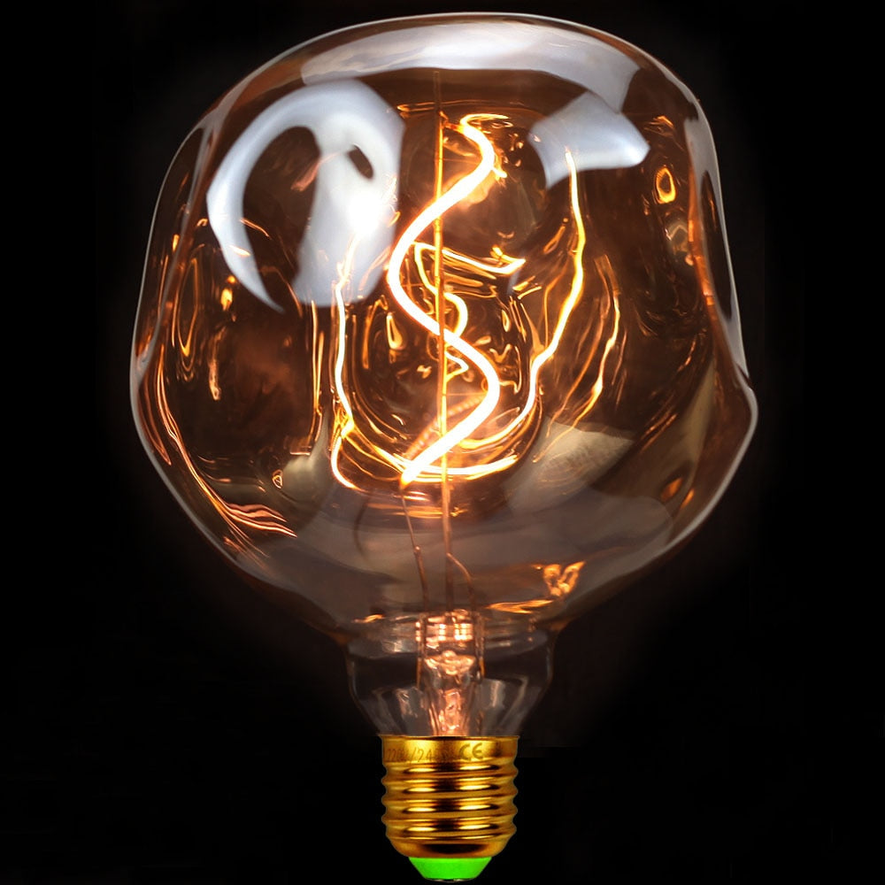 Amber Glass LED Edison Bulb